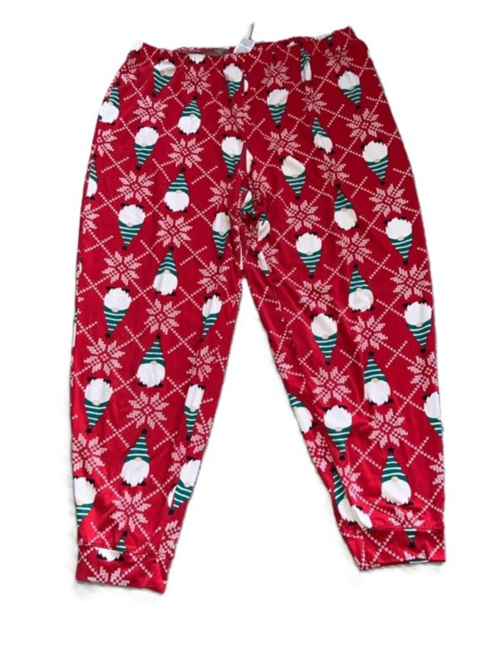 SECRET TREASURES Gnome Holiday Print Pajama Pants Womens XL